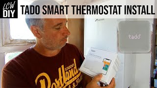 Tado Wireless Smart Thermostat V3 Install  How easy is it to install a thermostat  DIY Vlog 42 [upl. by Atikal]