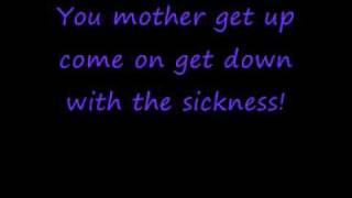 Disturbed  down with the sickness lyrics [upl. by Yelkrab]