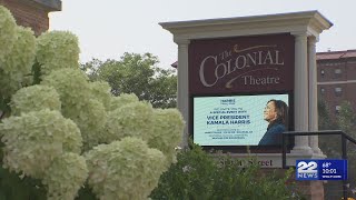 Vice President Kamala Harris arrives in western Massachusetts for Pittsfield campaign fundraiser [upl. by Aleil]