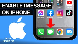 How To Enable iMessage On iPhone  Tech Insider [upl. by Zuleika51]