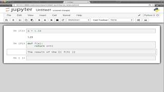 IPython NB extension PythonMarkdown [upl. by Ahtoelc]