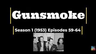 Radio Gunsmoke Season 1 1952 Episodes 5964 [upl. by Eldnar]