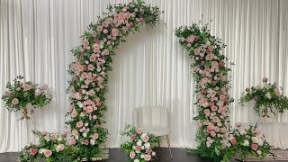 DIY  Wedding Arch Decor [upl. by Reyotal]