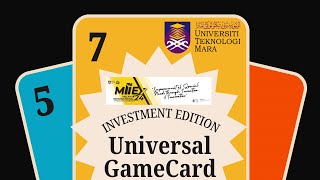 UNIVERSAL GAME CARD  INVESTMENT EDITION [upl. by Pelag]