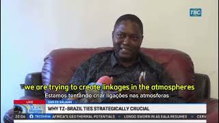 The Ambassador of Tanzania to Brazil Professor Adelardus Kilangi speaks to TBC News [upl. by Anoyk390]