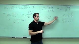 Calculus 1 Lecture 35 Part 5 [upl. by Albertine]