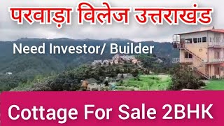 Cottages For Sale Near Mukteshwar Parvada Village Uttarakhand Road side Valley View Snow Fall Aera [upl. by Fennelly]