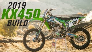 2019 Kawasaki KX450 Bike Build [upl. by Salohcin]