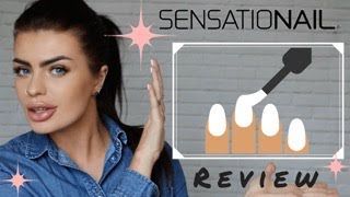 Sensationail Gel Polish Review with LEDUV Lamp  Will it Work How To get DIY Gel Nails At Home [upl. by Lezti364]