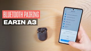 Sådan parrer du Earin A3 til din telefon tablet eller PC [upl. by Hsreh]