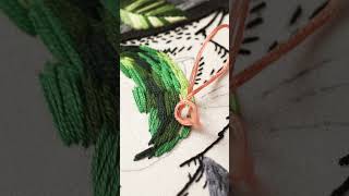 THREAD PAINTING  Embroidery Tutorial [upl. by Seuqirdor]