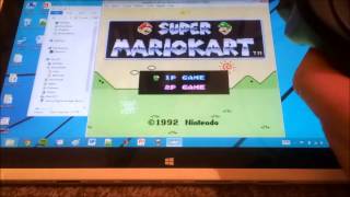 SNES emulator on Windows tablet [upl. by Faina]