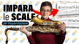 Armonia jazz 👉🏻 Imparare le SCALE per IMPROVVISARE [upl. by Perlie]