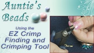 How to use the EZ Crimp Finding and Crimping Tool  Karla Kam [upl. by Resa]