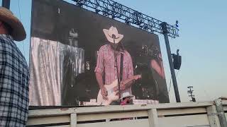 Lee Brice performing quotMemory I dont mess withquot at Stagecoach 2022 [upl. by Annaerdna]