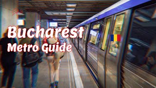 How to use Bucharest Metro from tickets to lines Romanian guide [upl. by Kabab]