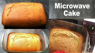 Microwave Vanilla Cake  Sponge Cake In Microwave Convection [upl. by Euqor917]