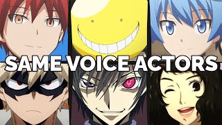 Assassination Classroom All Characters Japanese Dub Voice Actors Seiyuu Same Anime Characters [upl. by Choo]