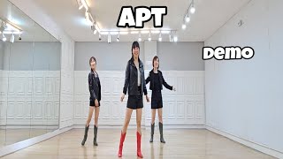 APT 아파트  Line Dance DemoPhrased ImproverJunghye Yoon [upl. by Pond]