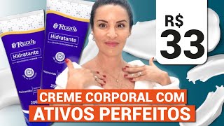 CREME CORPORAL com ATIVOS PERFEITOS  Baratinho de farmácia [upl. by Allanson]