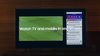 Samsung  Multi View Watch your TV and mobile on one screen [upl. by Blodgett661]