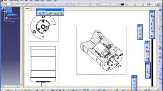 Breakout view  Catia v5 Drafting quick amp basic  All about breakout views [upl. by Barney953]