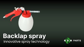 Backlap Spray the alternative to backlap paste [upl. by Jallier]