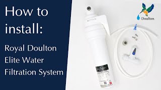 How to install Royal Doulton® ELITE Water Filtration System in under 3 minutes [upl. by Brinna]