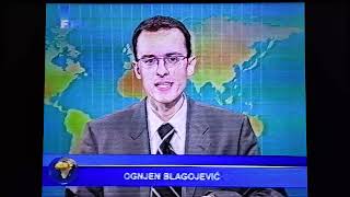 Federalna TV jingle špica vijesti i vrijeme 22022004 VHS clip [upl. by Burley]