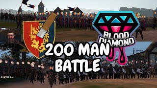 200 MAN BATTLE  BD amp CI VS BRE amp VSC  Persistent Bannerlord [upl. by Vonni855]