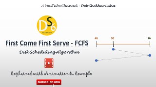 Disk Scheduling Algorithm  First Come First Serve  FCFS  Explained  Operating System  Galvin [upl. by Eicam69]