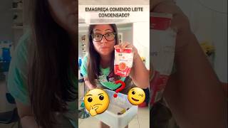 Emagreça comendo leite condensadoSobremesa saudávelsaúde vidasaudavel dicas dieta fit dieta [upl. by Adias]