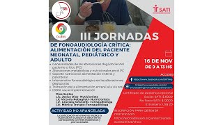 III JORNADAS DE FONOAUDIOLOGÍA CRÍTICA [upl. by Livi725]