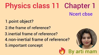 pointobjectframe of referencephysicsclass11chapter2youtubevideoimportant [upl. by Lilyan317]