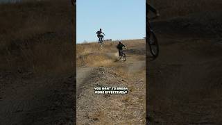 Practicing better braking techniques means more trail speed mtb tutorial mountainbike [upl. by Baynebridge760]