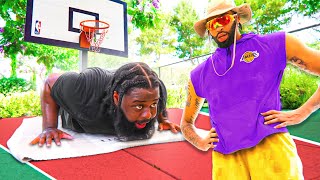 I Trained Like a NBA STAR for 24 Hours with Anthony Davis [upl. by Euqinay]