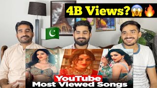 PAK REACT TO Most Viewed Indian Songs On Youtube 2024  Top 50 Most Viewed Songs [upl. by Grogan487]