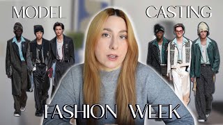 Casting for Paris Fashion Week  How runway models are casted for shows [upl. by Calandra415]