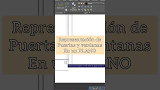 PUERTAS Y VENTANAS en un PLANO Representación en 1 MINUTO 😉 arquitectura diseñointeriores [upl. by Euqinemod257]