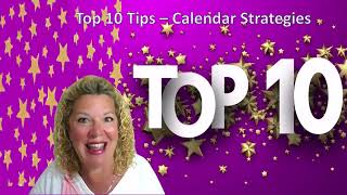 Top 10  Calendar Strategies [upl. by Tzong]