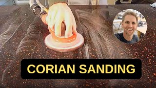 How To Finish and Polish Solid Surface Countertop  Part 1 [upl. by Ddot]