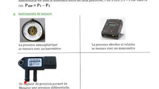 fluides  pression et débit  Pression [upl. by Adekan]