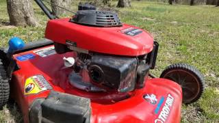 Honda GCV160 XP troybilt mower with no compression problem [upl. by Basir]