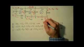 How to Solve a Kirchhoffs Rules Problem  Matrix Example [upl. by Peregrine505]