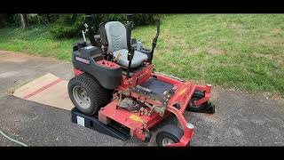 Gravely Pro Turn 252 Series 200 Hydraulic Oil Change Hydro Gear ZT5400 [upl. by Kenzie567]