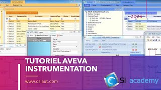 TUTORIEL AVEVA INSTRUMENTATION [upl. by Angus]