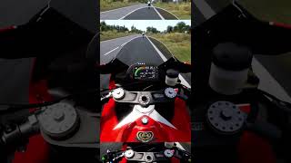 Top Speed Ducati Panigale V4R [upl. by Nillok209]