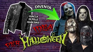 IDEA per HALLOWEEN creare una maschera con vecchio giubbotto [upl. by Ecinnahs155]