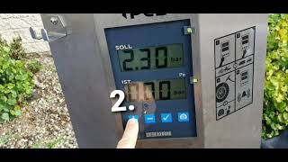 Autoreifen Aufpumpen Tankstelle Car tire pumping gas station Araba lastiği şişirme [upl. by Leggat]