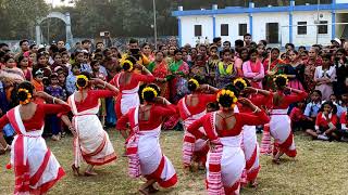 Rangaboti  Gotro  Group Dance Fatepur High Schools Girls [upl. by Latisha]